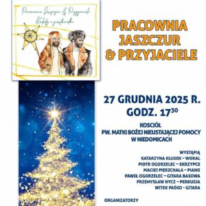 Zapraszamy na koncert kolęd – 27.12.2025