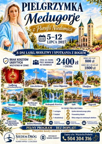 Pielgrzymka Medjugorje 2027